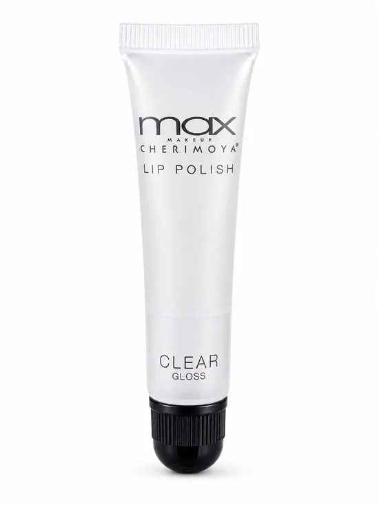Max Cherimoya Clear Lip Polish Gloss Cruelty-Free Hydrating Vegan 0.5 oz NWT