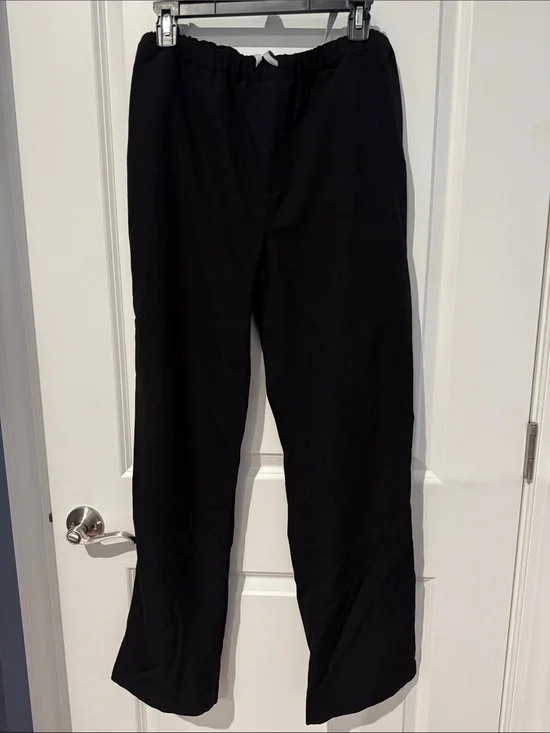 Figs Men's Black Elastic-Waist Joggers