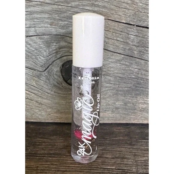 24K Magic Lip Oil – Clear Hydrating Gloss –‎ Shine & Smooth Lips NEW