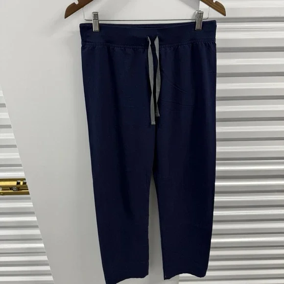 FIGS Technical Collection Navy Scrub Pants Men's Small Tall Stretch Jogger