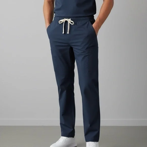 FIGS PISCO Men’s Basic Straight Leg Scrub Pants Navy Technical FIONx