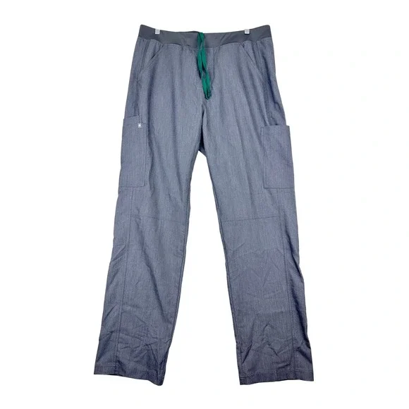 FIGS Axim Scrub Pants Mens XL Gray‎ T2001 Technical Collection Cargo