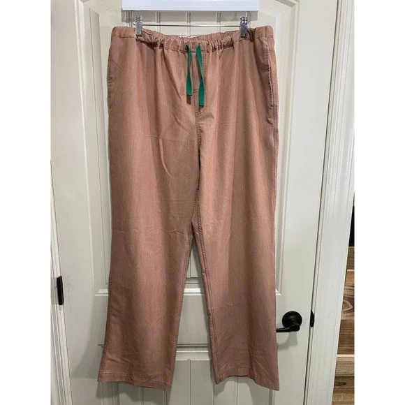 FIGS Men's XL Pisco Technical Collection Scrub Pants Mauve Straight Leg Medical