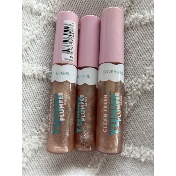 Covergirl 0.33oz Blingtastic! Clean Fresh Yummy Plumper Lip Gloss - Qty 3