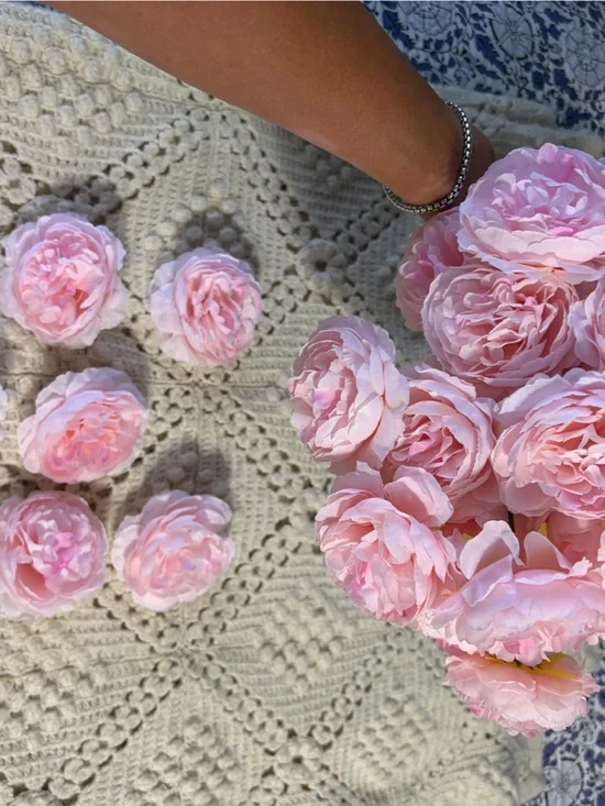 Like new Soft Pink Artificial Peony Bouquet - Home Accents ?20-ish? S