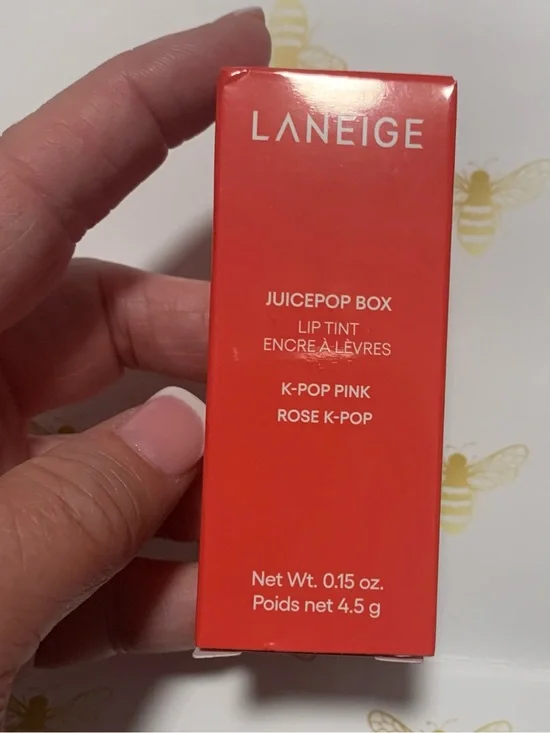 LANEIGE Juicepop Box Lip Tint in Rose K-Pop Bright Pink
