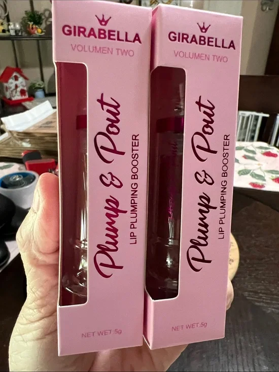 New Abella (Girabella)  Bundle Plump & Pout Lip Plumping Booster - Pink