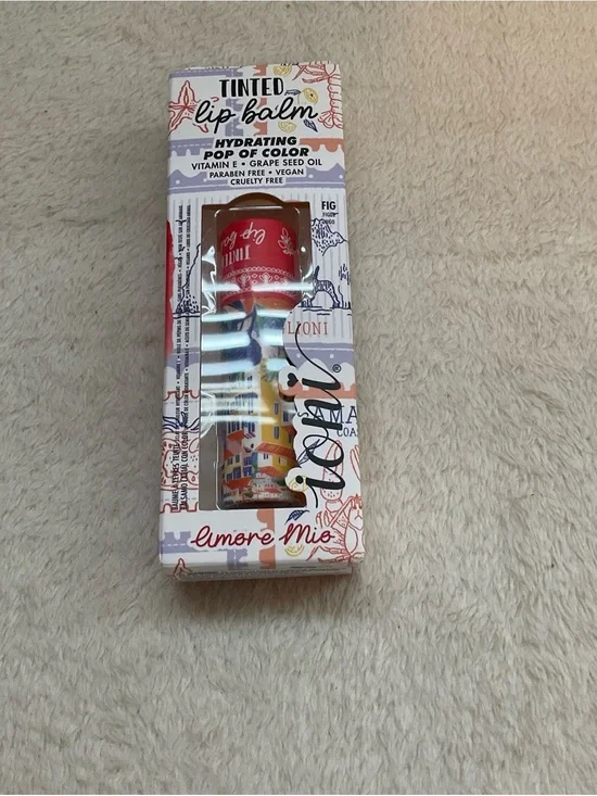 Tinted Lip Balm Stick in Red by L'amore Mio