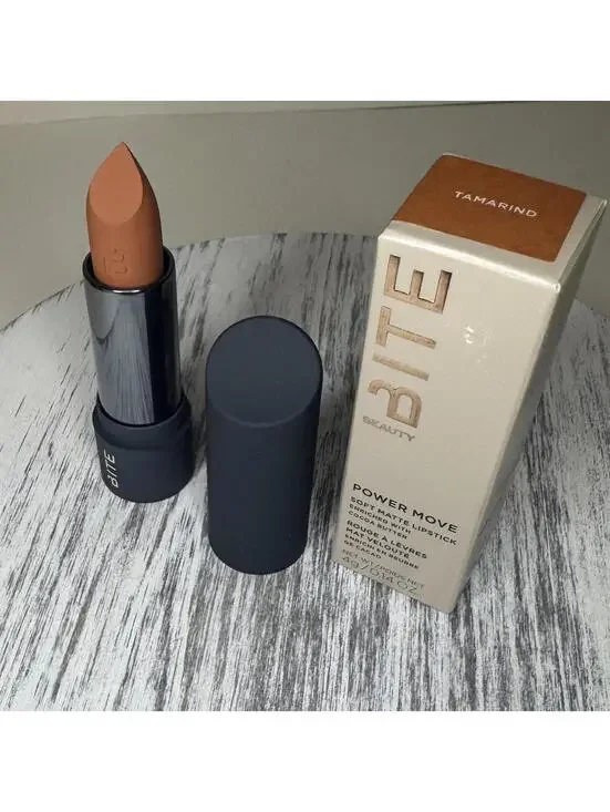 Bite Beauty Power Move Soft Matte Lipstick TAMARIND Full Size .14oz Rare BNIB