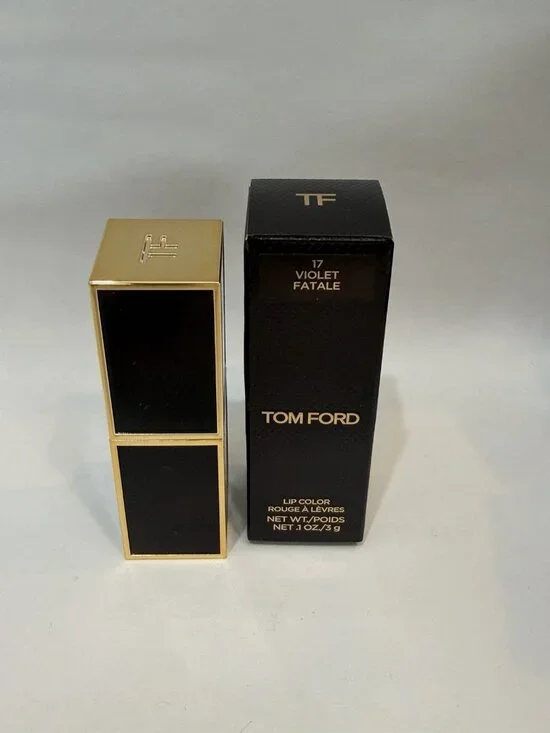 Tom Ford Lip Color “17 Violet Fatale” Full Size .1oz Authentic New W/ Box