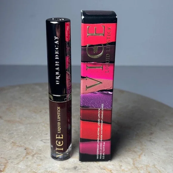 Urban Decay Vice Liquid Lipstick 0.17oz Blackmail Deep Berry Comfort Matte NIB