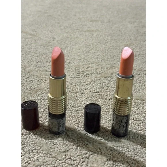 Revlon SUPER FROST  LIPSTICK Lot‎ If 2 Snow Canyon Coral 93 Makeup VTG Rare