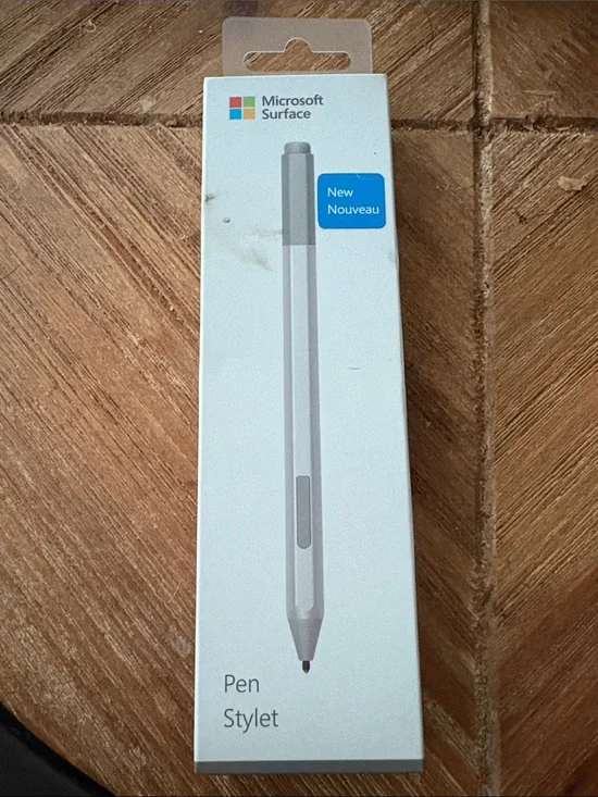 Microsoft Surface Pen Stylet Pluma- Silver/Gray New