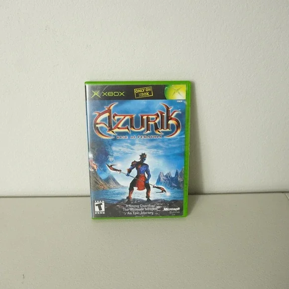 Microsoft Azurik Rise of Perathia Xbox NTSC Original Case Manual Complete