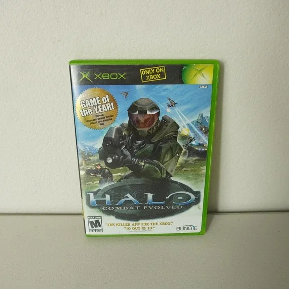 Microsoft Halo Combat Evolved Xbox OS Green Game of the Year Edition CIB