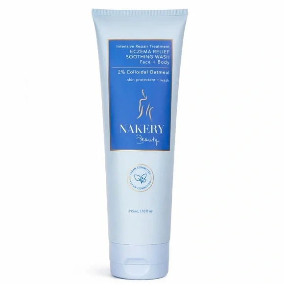✨ Nakery Beauty Eczema Relief Soothing Wash Face + Body (10 fl oz / 295 mL) 🎀
