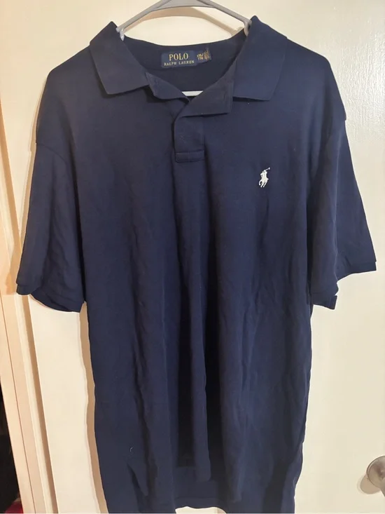 Ralph Lauren Polo Shirt in Navy with White Pony