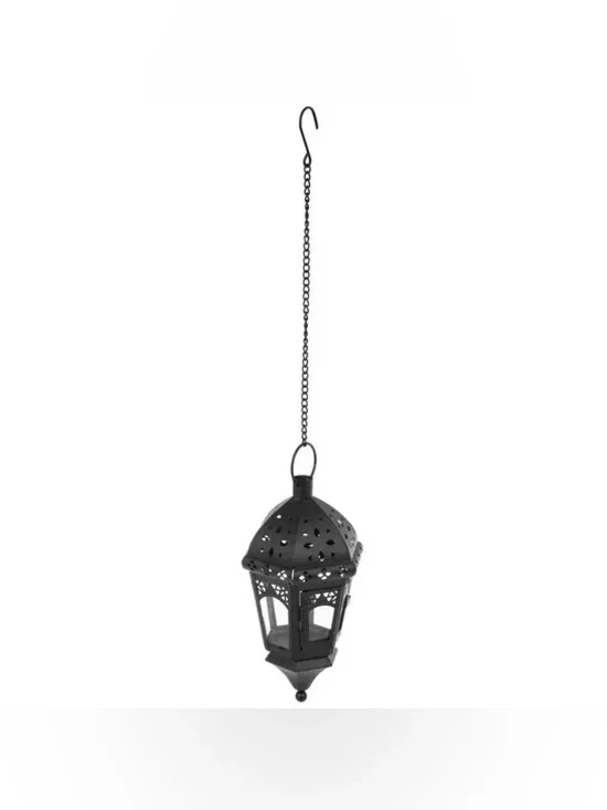Black Metal Hanging Lantern