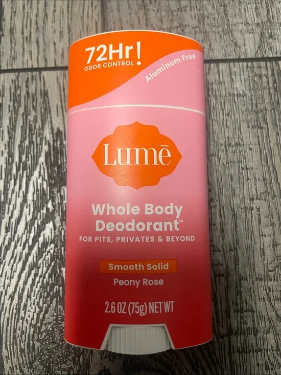 Lume Deodorant Stick - Peony Rose (Pink/Orange)