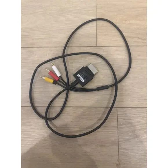 Genuine Official OEM Microsoft XBOX 360 Composite AV Cable X821376-001 Tested