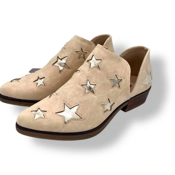 Star-Embellished Booties • New in Box • Seven 7
