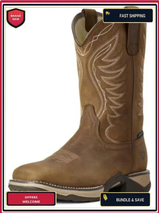 Ariat Waterproof Western Boots Mid-Calf Leather Women's Cowgirl
