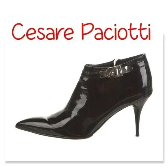 Cesare Paciotti Stiletto Bootie EUC