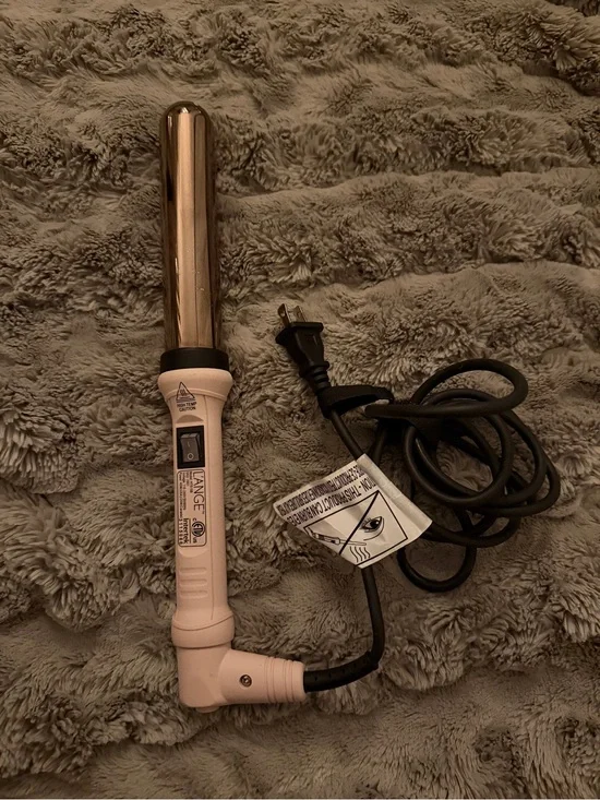 Lange Pink and Rose Gold Curling Wand