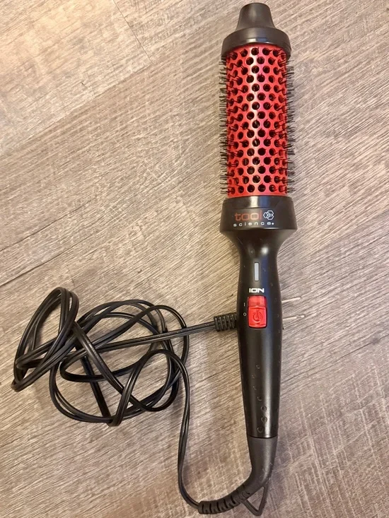 Red Ionic Round Brush Hair Styler