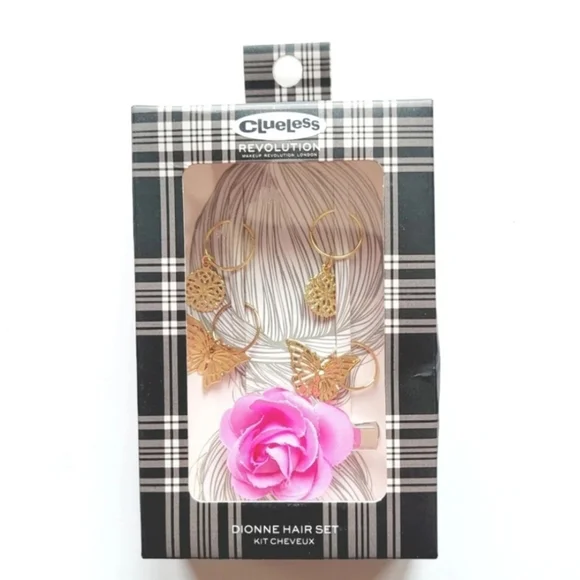 Clueless Revolution Dionne Hair Set 5 Piece New In Box NIB Alicia Silvertone