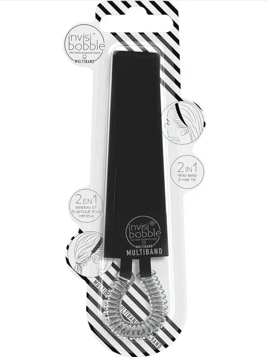 invisibobble Multiband Hair Band in Black