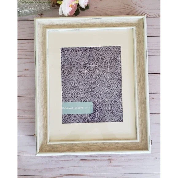 Large Whitewash Picture Frame