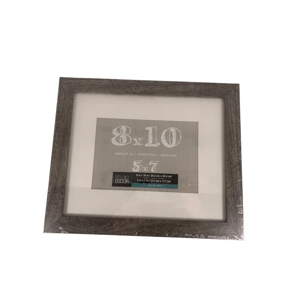 Studio Decor Belmont Picture Frame 8x10 5x7 Gray New Wood Grain Wall Decor