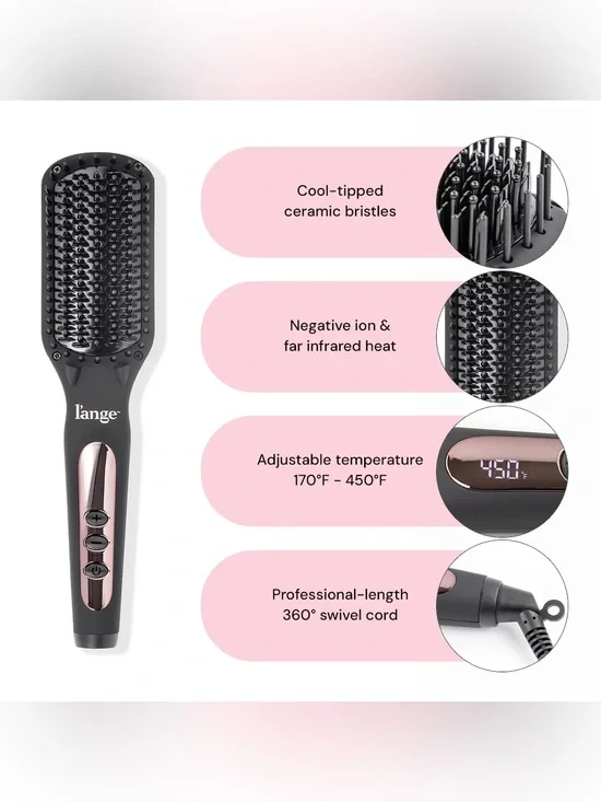 L'ange Hair Le Vite Straightening Brush