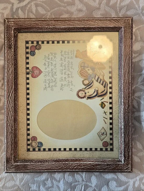 Wood Grain Rustic Picture Frame in Maroown