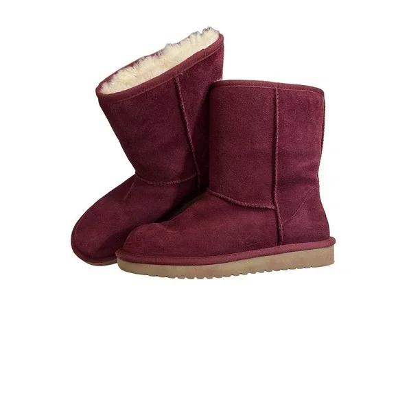 Koolaburra by Ugg Womens Cranberry Suede Leather womens size 7