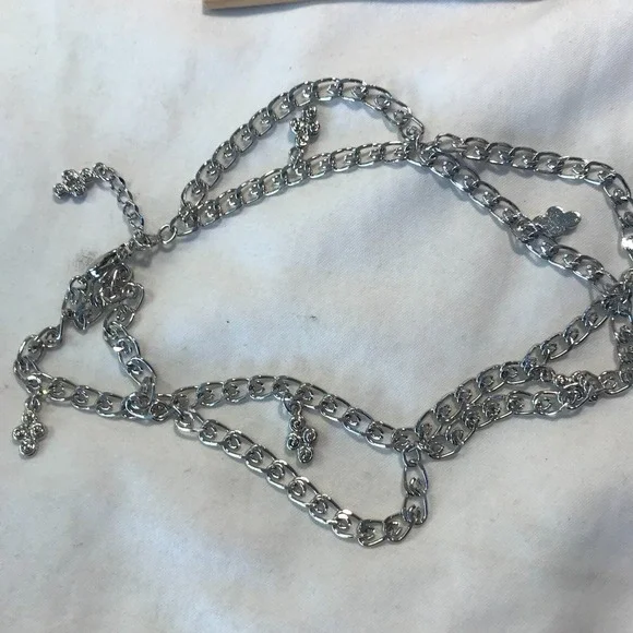Avon Boot Anklet‎ Large Dangle Silver Tone Finish