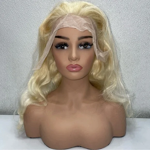 30in 613 Blonde 13x6 Lace Frontal 210% Density Body Wave Human Hai