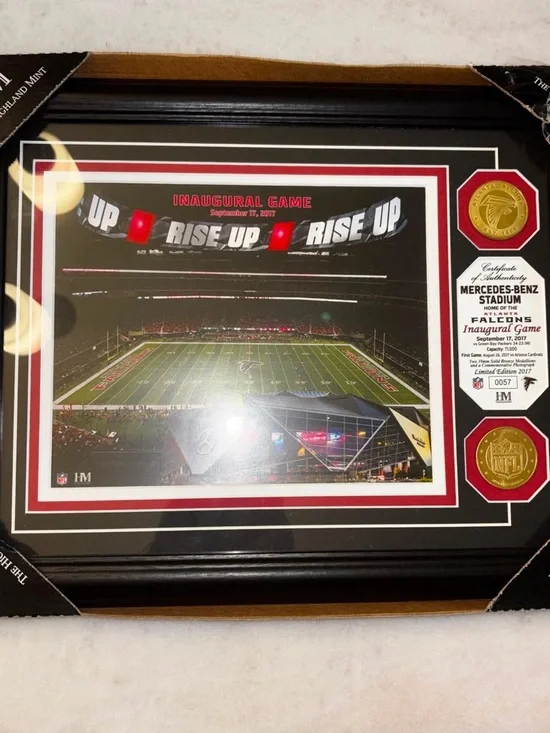 Highland Mint Falcons Mercedes-Benz Stadium Inaugural Game LE #A105