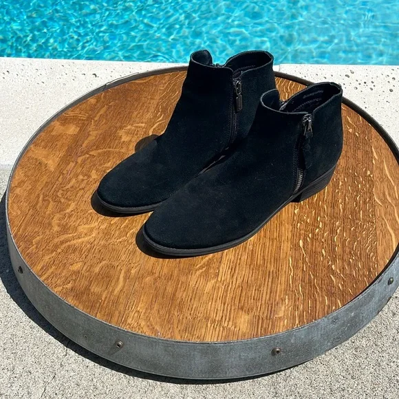 Blonco | Linda Waterproof Suede Black Boots | Size 9