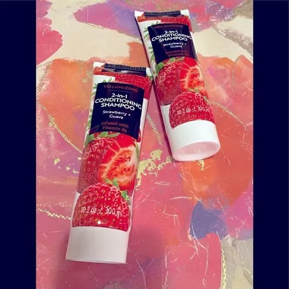 💥2 Bolero 2-in -1 Conditioning Shampoo Strawberry + Guava & Vitamin B5 10.2oz
