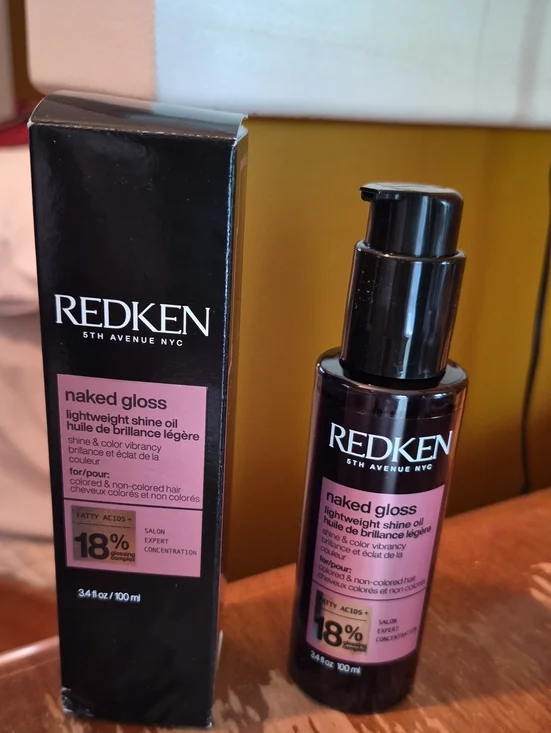 Redken Naked Gloss Lightweight Shine Oil 3.4oz — New With Box