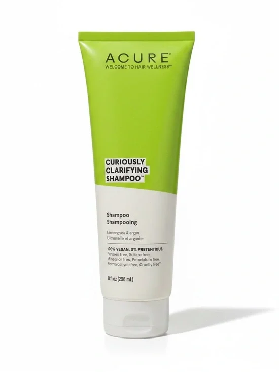ACURE Curiously Clarifying Shampoo - Green & White Tube