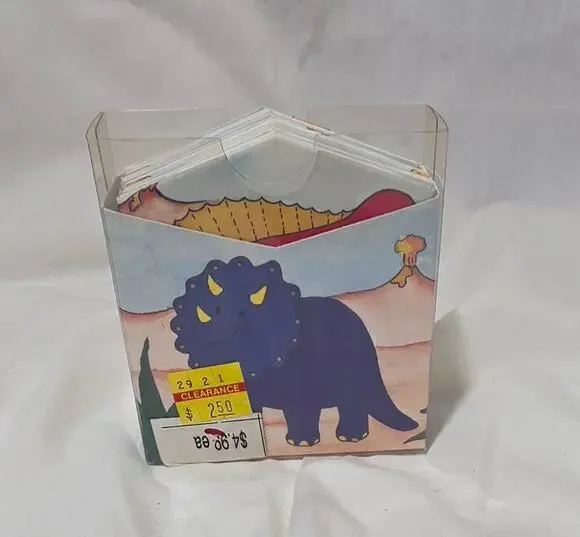 Maple Lane Press Dinosaur Picture Frame Photo Album Set of 6 Kids Triceratops