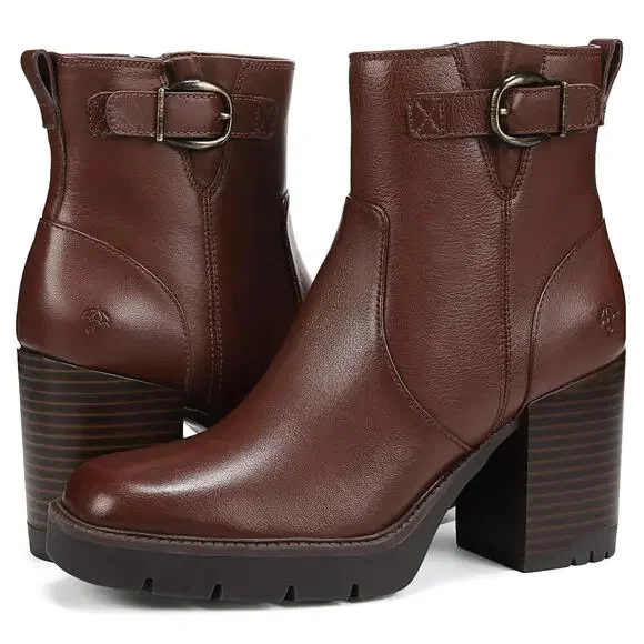 NATURALIZER WILDE - WATERPROOF CAPPUCCINO WATERPROOF LEATHER 12 M (B)
