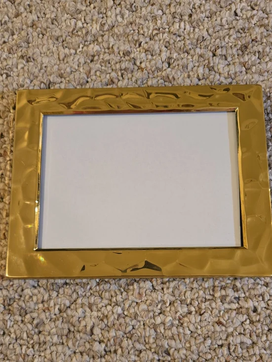 Textured Polished Brass Frame - 5