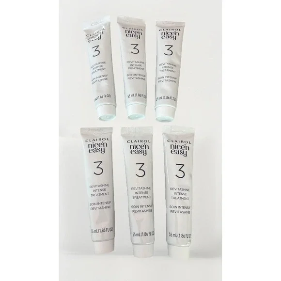 6 Tubes Clairol Nice N Easy CC + Colorseal Step 3 Conditioner 1.86 Fl Oz Each