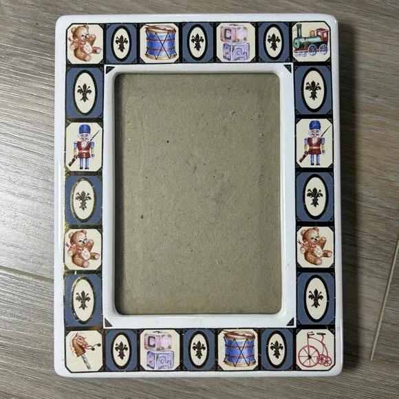 VTG 1986 Terragrafics Toy Motif‎ Nutcracker 7x5.5