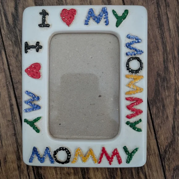 Vintage I Love My Mommy Colorful Frame‎