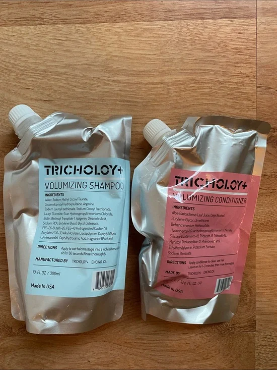 Tricholoy+ Volumizing shampoo and conditioner